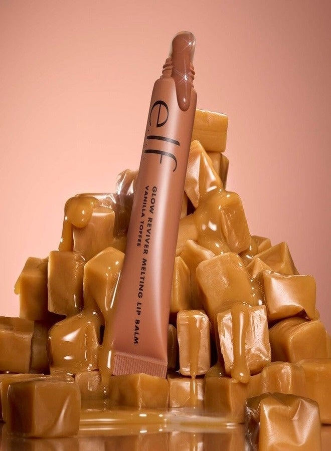 elf e.l.f. Glow Reviver Melting Lip Balm – Vanilla Toffee | Nourishing, Melting Texture with Radiant Shine - Image 4